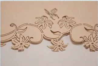 زخارف محفورة على MDF