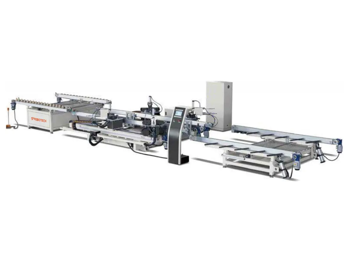 خط إنتاج كبس زوايا CNC بأربعة رؤوس